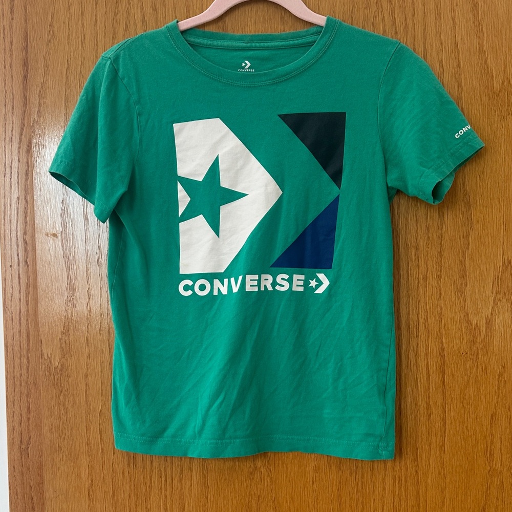 Converse Kids Teal and Navy Graphic Tee